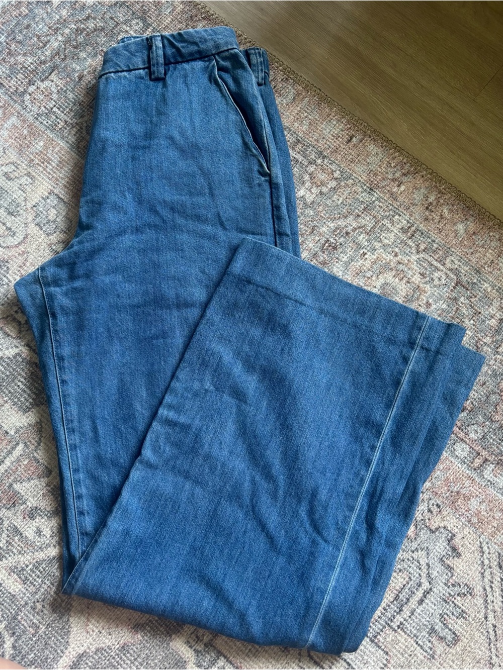 Dynamite Blue High-Rise Wide Leg Jeans